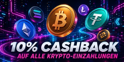 Bis zu 1000 Freispiele und 400% Willkommensbonus