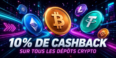 Jusqu'à 1000 tours gratuits et 400% bonus de bienvenue
